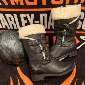 🧡 Harley-Davidson Leather Boots